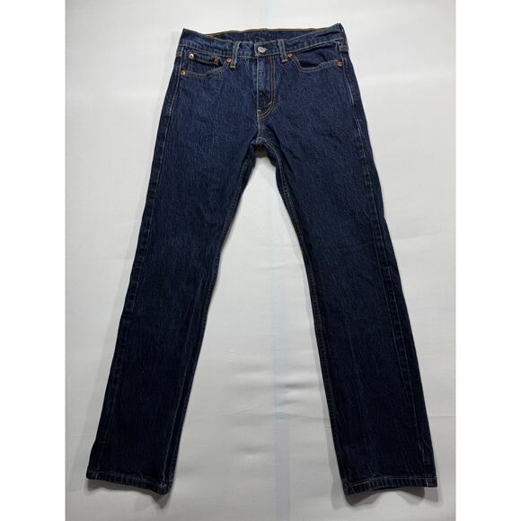 Levi's Other - Levi's 513 Men's Slim Straight Leg Dark Blue Denim Jeans - Size 28x30 (28x29)